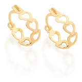 Brinco Argola Com Coracoes