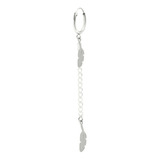 Brinco Argola Com Pena