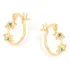 Brinco Argola Estrela Com Cristais Rommanel 522369 Lr