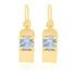 Brinco Argola Infantil Cristal Quadrado - Rommanel 522404