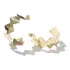 Brinco Argola Losango - Banhado Prata 925 Ou Ouro 18k