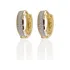 Brinco Argola Ouro 18k 10mm Master Lux Joias - 2 Peças