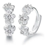 Brinco Argola Pequena Flor