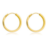 Brinco Argola Redondo Ouro
