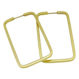 Brinco Argola Retangular Grande