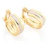 Brinco Argola Rommanel Com Rhodium Banhado A Ouro - 525128