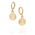 Brinco Argola Rommanel São Bento Banhada A Ouro - 527316