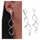 Brinco Argola Torcido Espiral