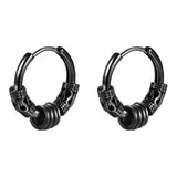 Brinco Argola Tribal Preto