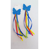 Brinco Artesanal Borboleta Carnaval