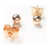 Brinco Banhado Ouro Bolinha
