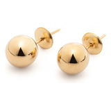 Brinco Bola 6mm Ouro