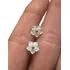 Brinco Bola Ouro 18k 750 Com Flor 7mm Madre Perola