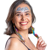Brinco Carnaval Luxo Fitas