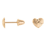 Brinco Coracao Ouro 18k