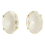 Brinco Cristal Oval Grande