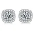 Brinco Diamante Moissanite Certificada 0,5ct 50 Pontos Luz