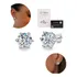 Brinco Diamante Moissanite Certificada 2ct 200 Pontos Luz