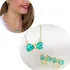Brinco E Colar Feminino Laço Semijoia Luxo Conjunto Folheado