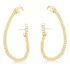 Brinco Ear Cuff Corrente Elos Groumet Piercing Feminino