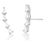 Brinco Ear Cuff Cristais