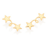 Brinco Ear Cuff Estrelas