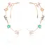 Brinco Ear Cuff Gota Pedra Cristais Semijoia Ouro Feminino