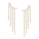 Brinco Ear Cuff Perolas