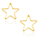 Brinco Estrela Folheado 1