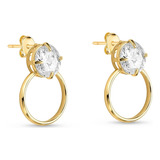 Brinco Feminino Anel Zirconia