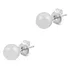 Brinco Feminino De Prata 950 Brincos Bola Prateado 7mm Lindo