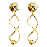 Brinco Feminino Grande Dourado