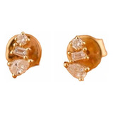 Brinco Feminino Ouro Diamantes