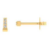 Brinco Feminino Ouro Diamantes
