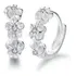 Brinco Feminino Pequeno Flor Prata 925 Delicado Fino Lindo