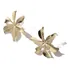 Brinco Flor - Banhado Prata 925 Ou Ouro 18k