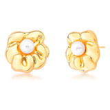 Brinco Flor Camelia Com
