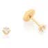 Brinco Folheado A Ouro 18k Com Zircônias Rommanel 525923