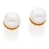 Brinco Girassol Com Perola 10mm - Rommanel 525455