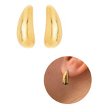 Brinco Gota Antialergico Ouro18k