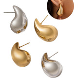 Brinco Gota Bulgari Dourado