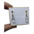 Brinco Gota Cristal Swarovski Smoked Folheado Ouro 18k