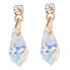 Brinco Gota De Cristal Swarovski Pequeno Boreal 11mm Ab