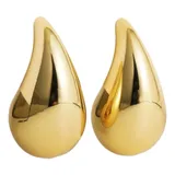 Brinco Gota Virgula Dourado