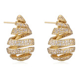Brinco Gota Zirconia Noiva