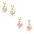 Brinco Lindo Rommanel Meninas Banhado Ouro 18k Rosa Ou Azul