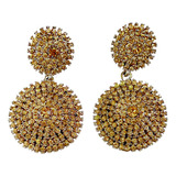 Brinco Linha Festa Strass