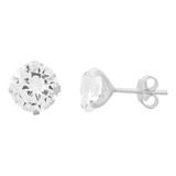 Brinco Masculino 8mm Zirconia