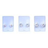Brinco Masculino Argyrion Pratas 8mm 10mm 12mm Kit 3 Pares Brilho Luxo Plata 925