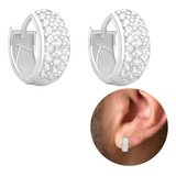 Brinco Masculino Cravejado Zirconia